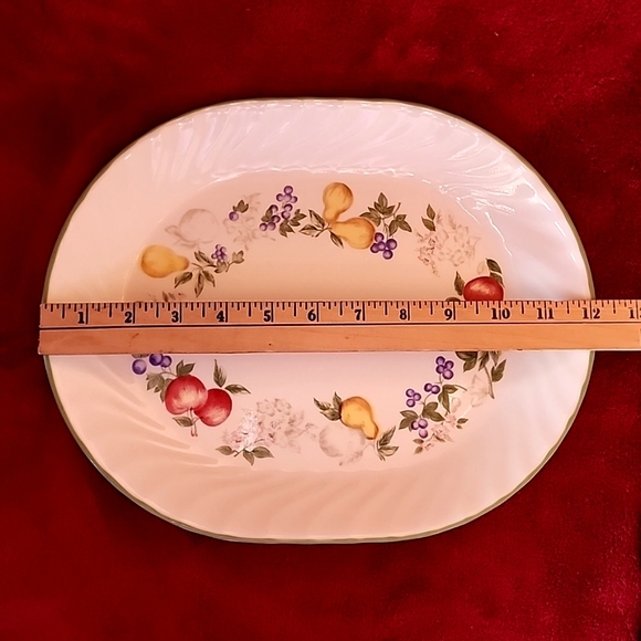 ☆Corelle by Corning, Chutney Pattern. Serving Platter Made in USA ☆ - Picture 7 of 8